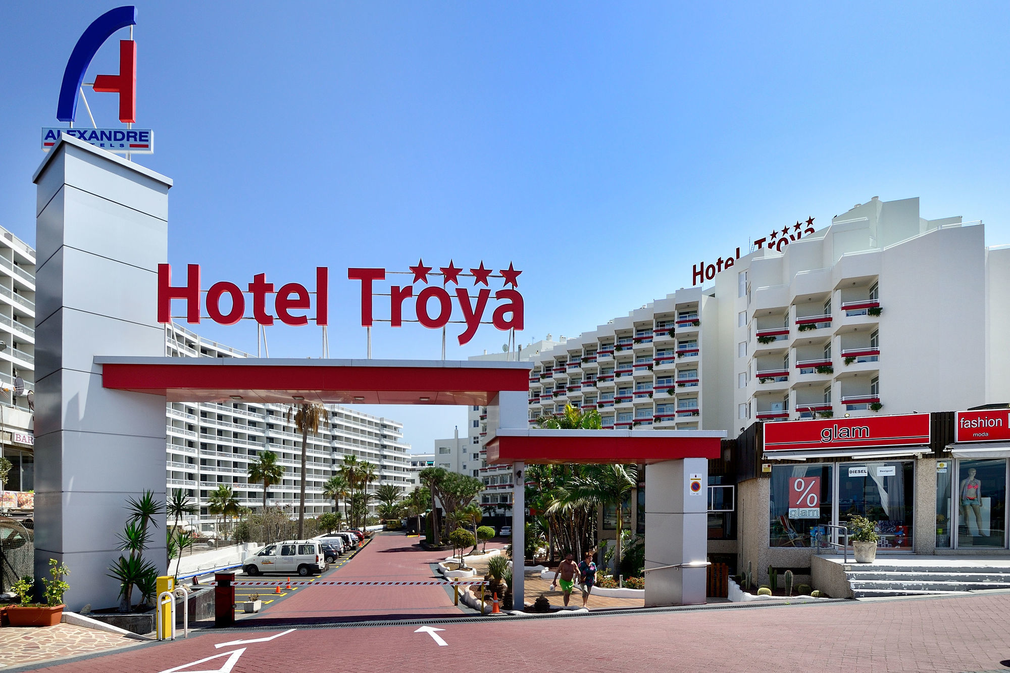פלאייה דה לאס אמריקס Alexandre Hotel Troya מראה חיצוני תמונה